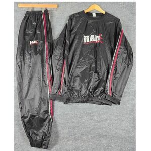 RAD The Ultimate Strength Black Tracksuit Set Sweat Suit 2XL Men's